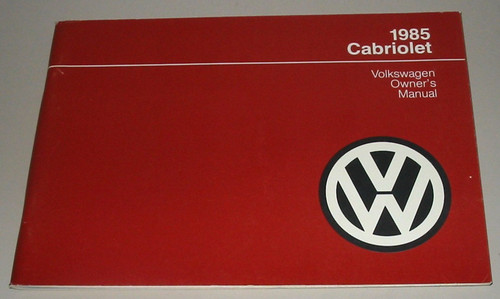Owner manual handbook vw - manual,